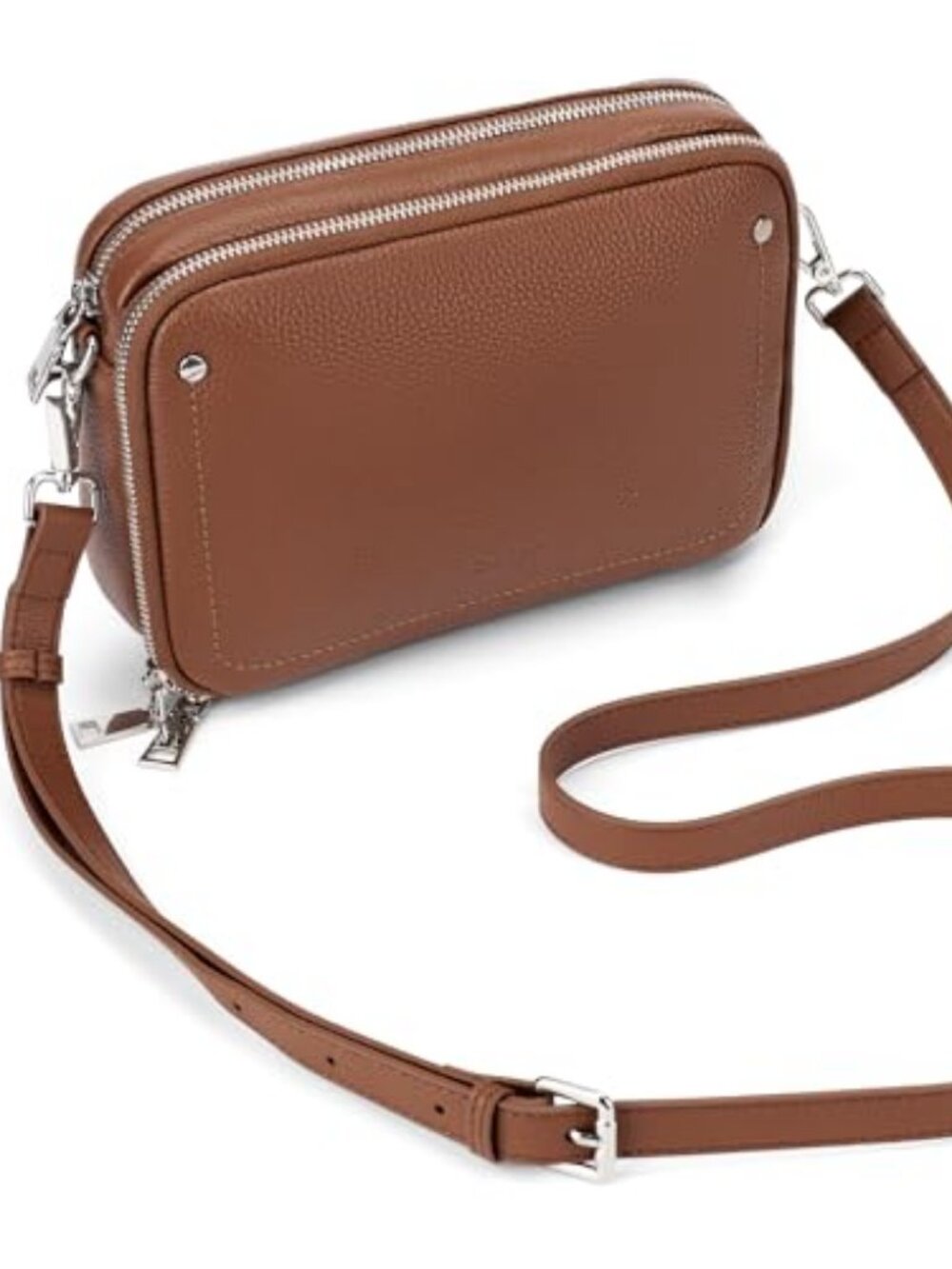 Genuine Leather Crossbody Bags for Women, RFID Leather Purses